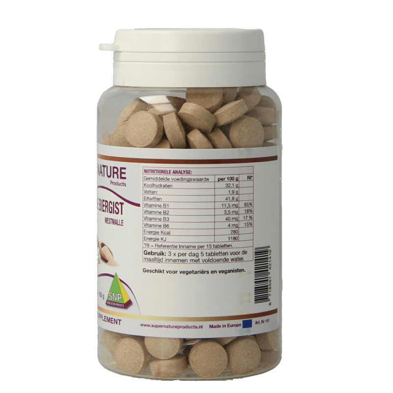 SNP Belgische biergist 400 mg puur - Afbeelding 3