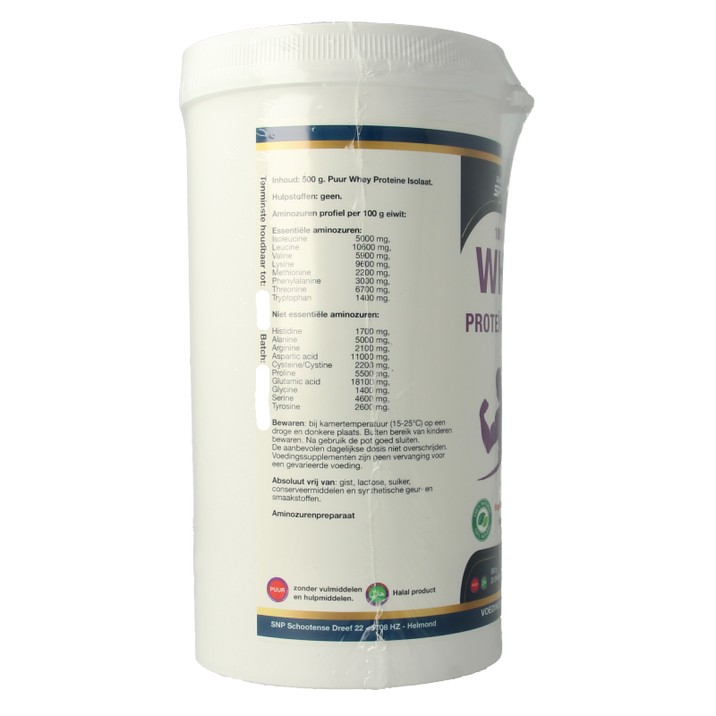 SNP Whey proteine isolate 100% natural - Afbeelding 2
