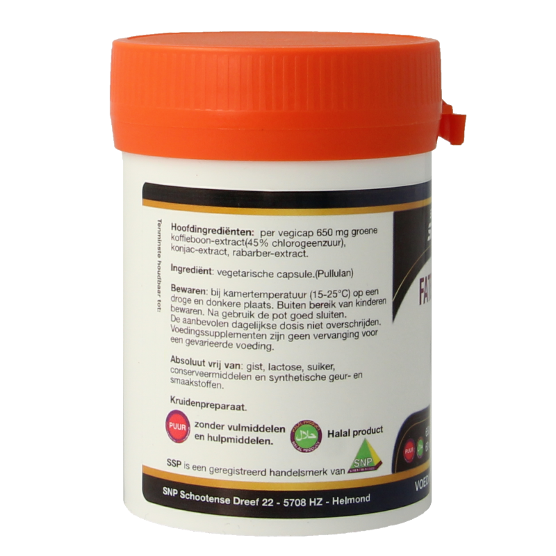 SNP Fatburner XXL 650mg puur - Afbeelding 2