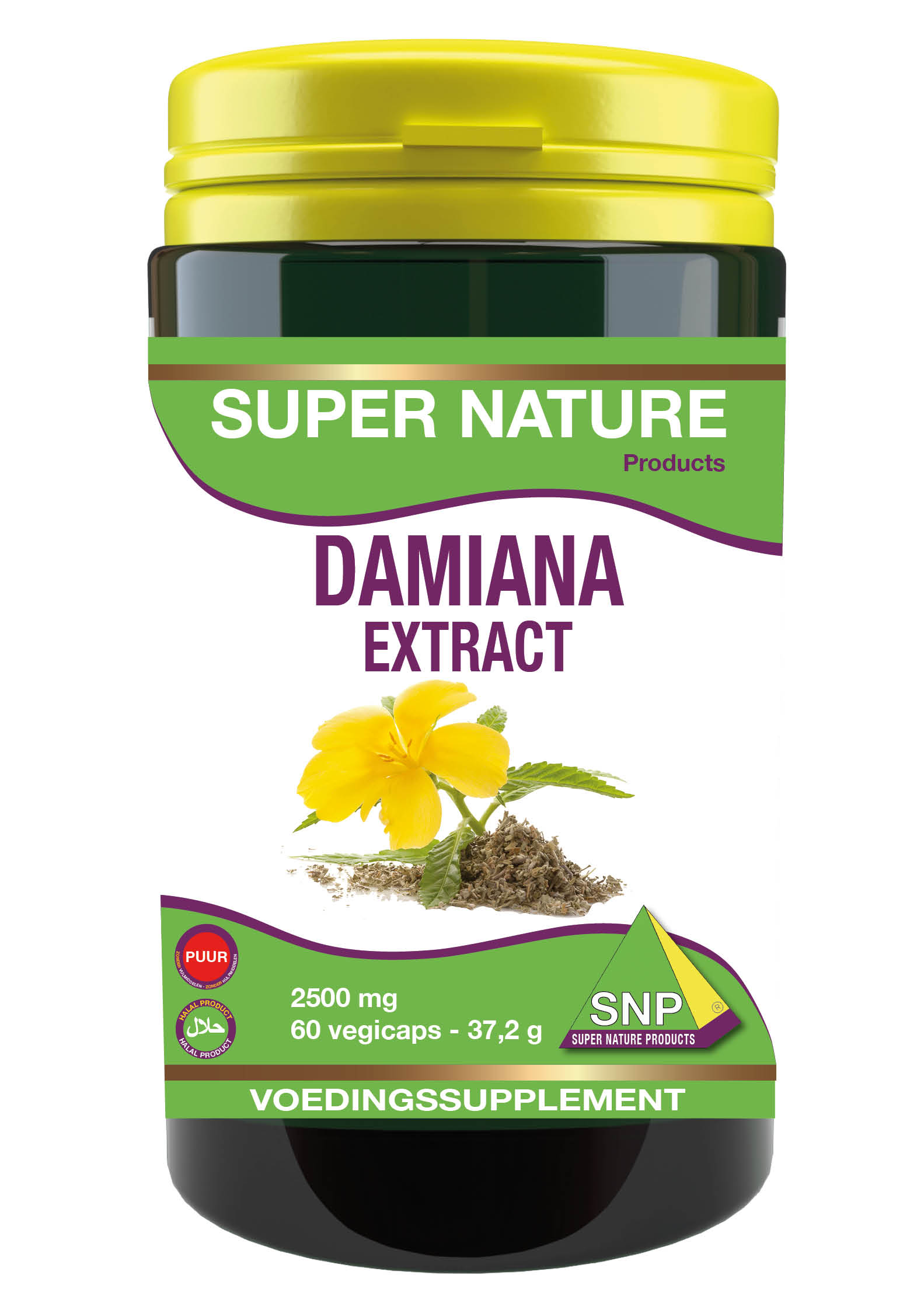 SNP Damiana extract 2500mg puur