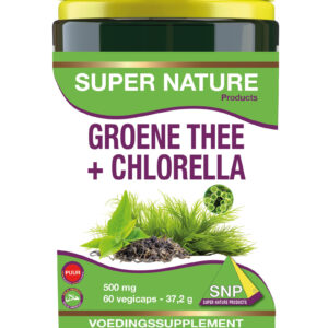 SNP Groene thee chlorella 500mg puur