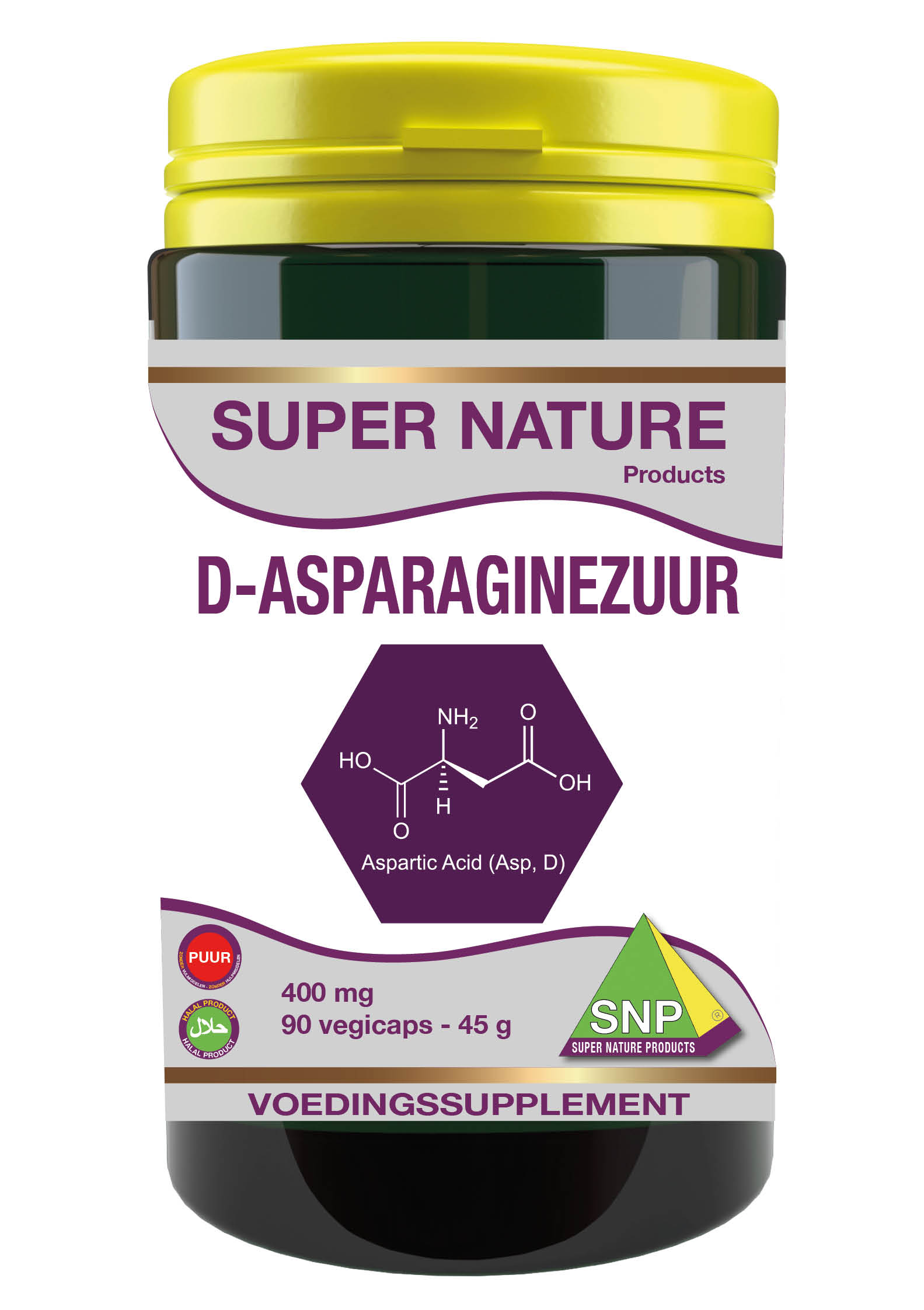 SNP D-Asparaginezuur 400mg puur