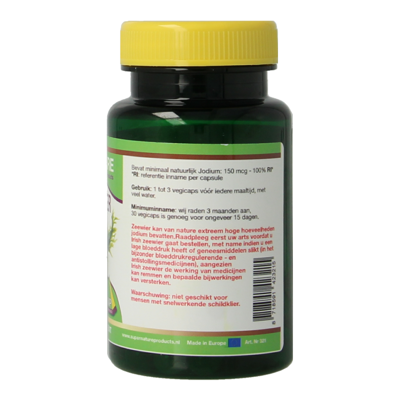 SNP Irish zeewier 600 mg puur 900mcg jodium - Afbeelding 3