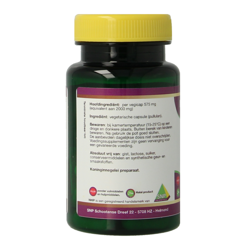 NHP Royal jelly 2000mg puur - Afbeelding 2