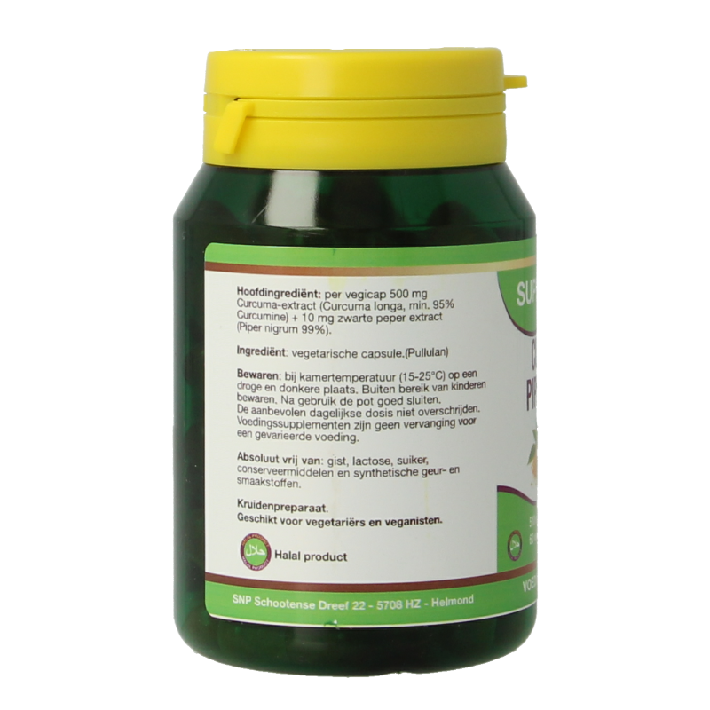 SNP Curcuma & piper nigrum 510mg puur - Afbeelding 2