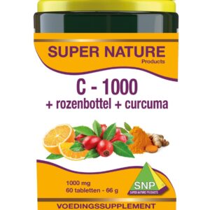 SNP Vitamine C + rozenbottel + curcuma 1000mg