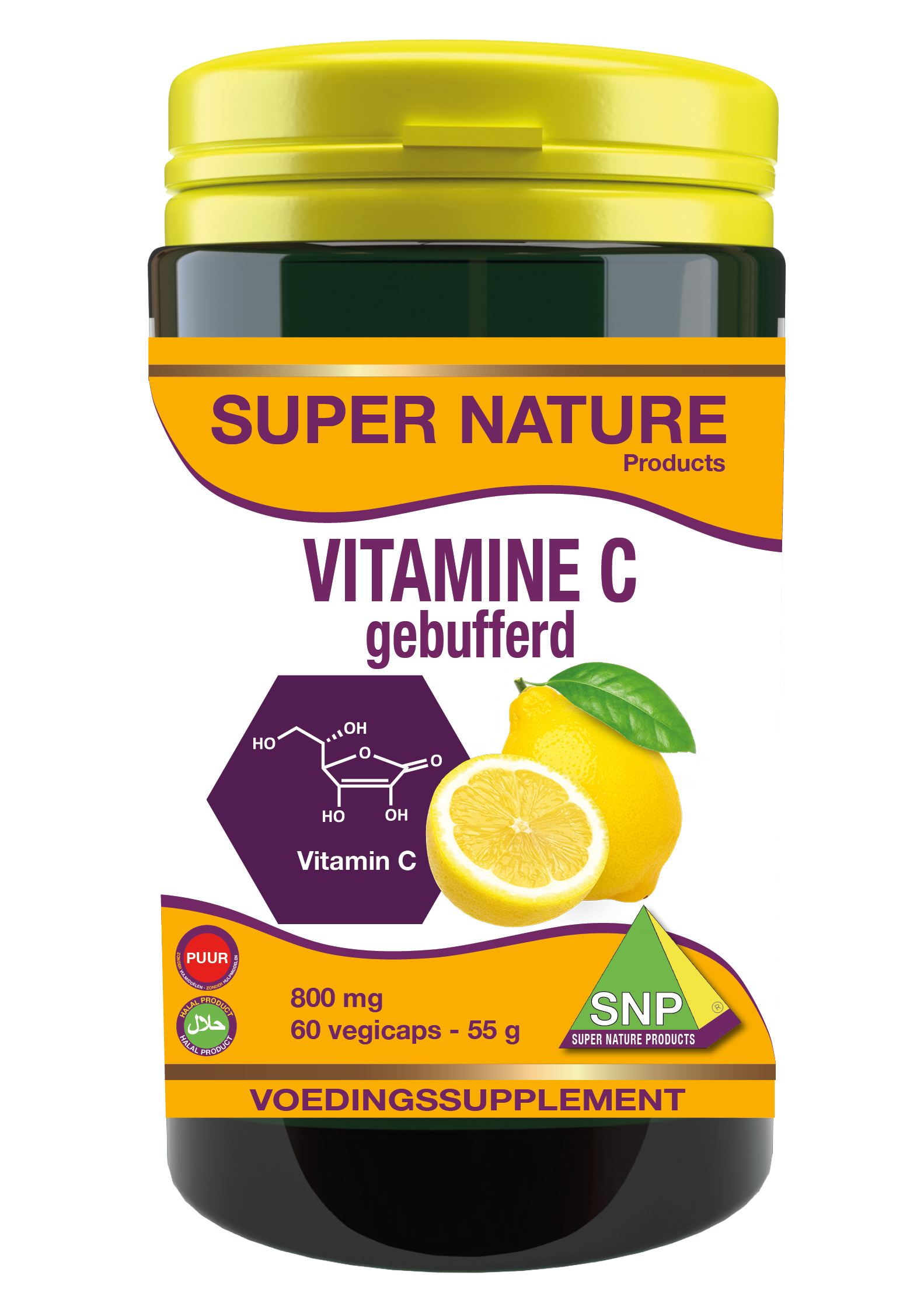 SNP Vitamine C 800mg gebufferd puur