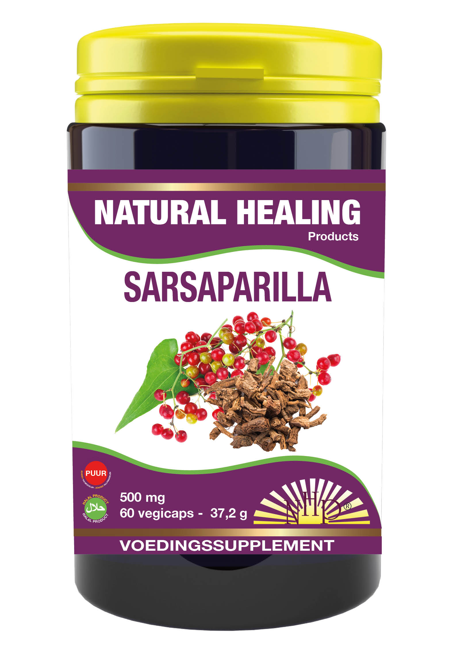 NHP Sarsaparilla 500mg puur