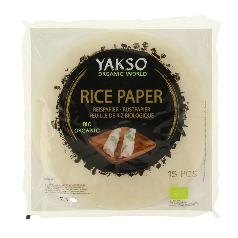 Yakso Rijstpapier met tapioca bio