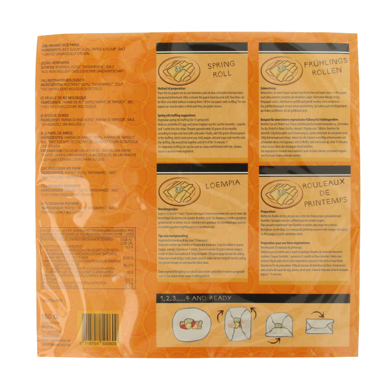 Yakso Rijstpapier met tapioca bio - Afbeelding 2