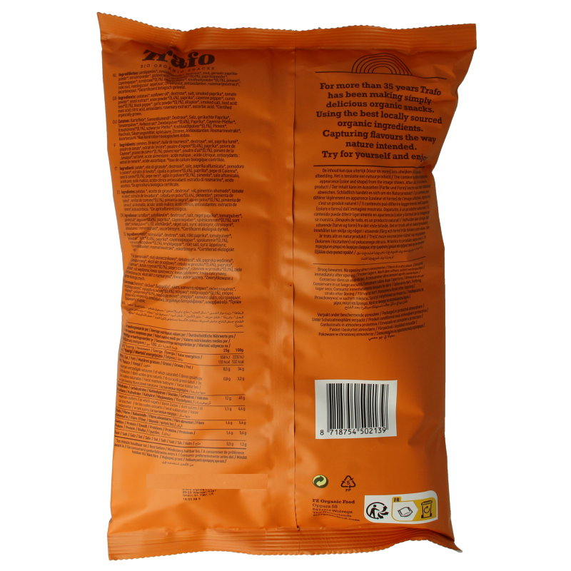 Trafo Chips handcooked barbecue bio - Afbeelding 2