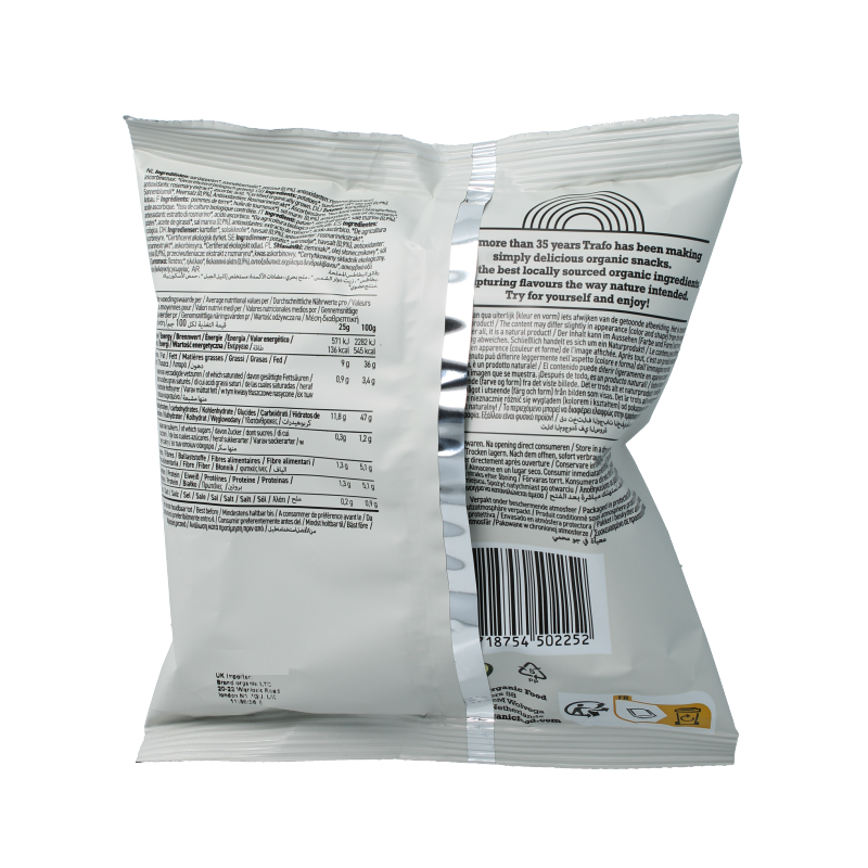 Trafo Chips handcooked zout bio - Afbeelding 2
