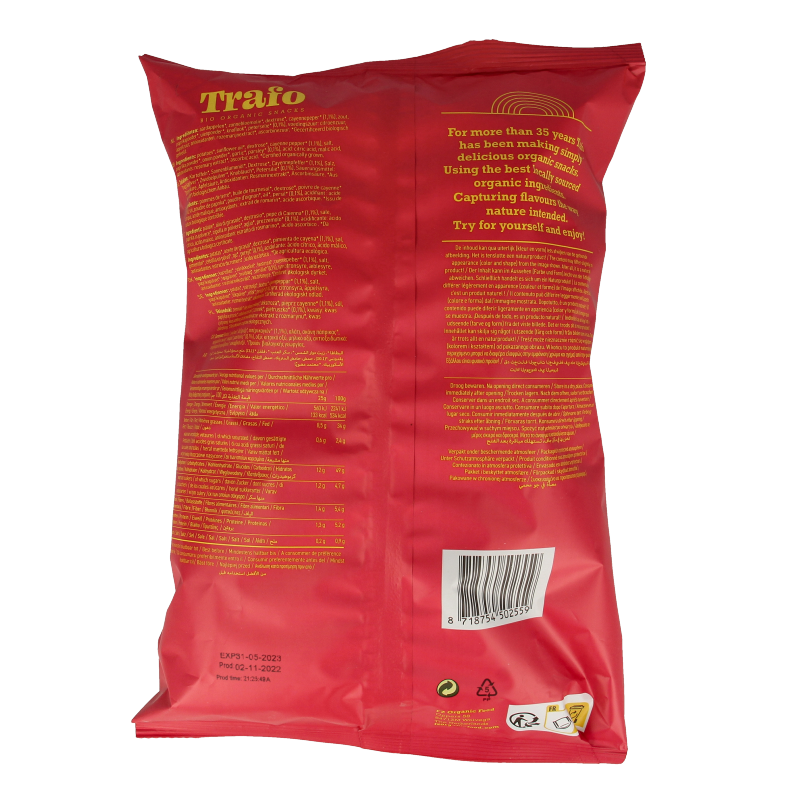 Trafo Chips handcooked sweet chili bio - Afbeelding 2