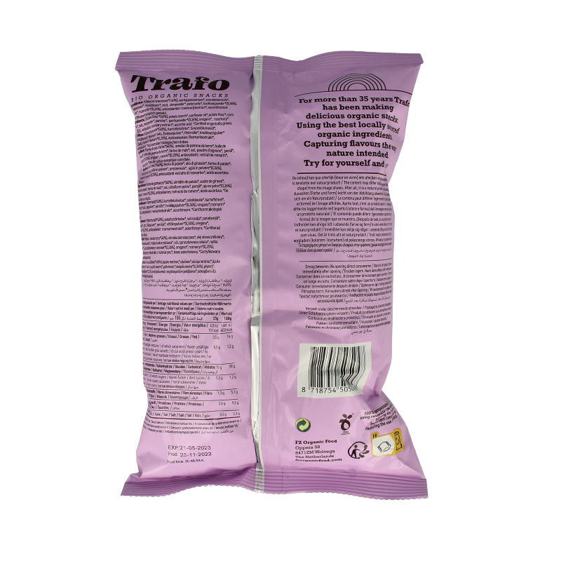 Trafo Hummus chips rosemary bio - Afbeelding 2