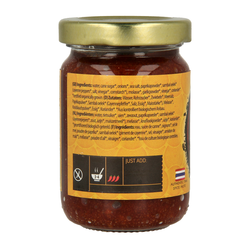 Yakso Thai red curry paste (bumbu bali) bio - Afbeelding 2