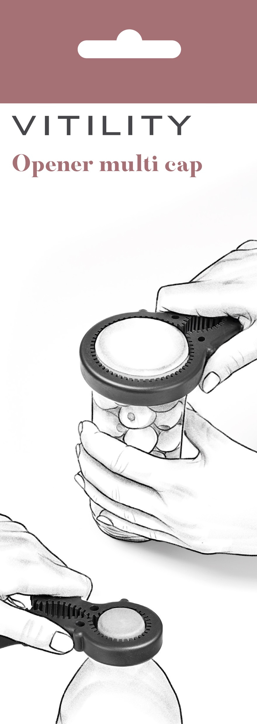 Vitility Dekselopener universeel