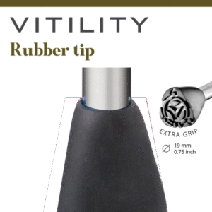 Vitility Rubberdop voor wandelstok