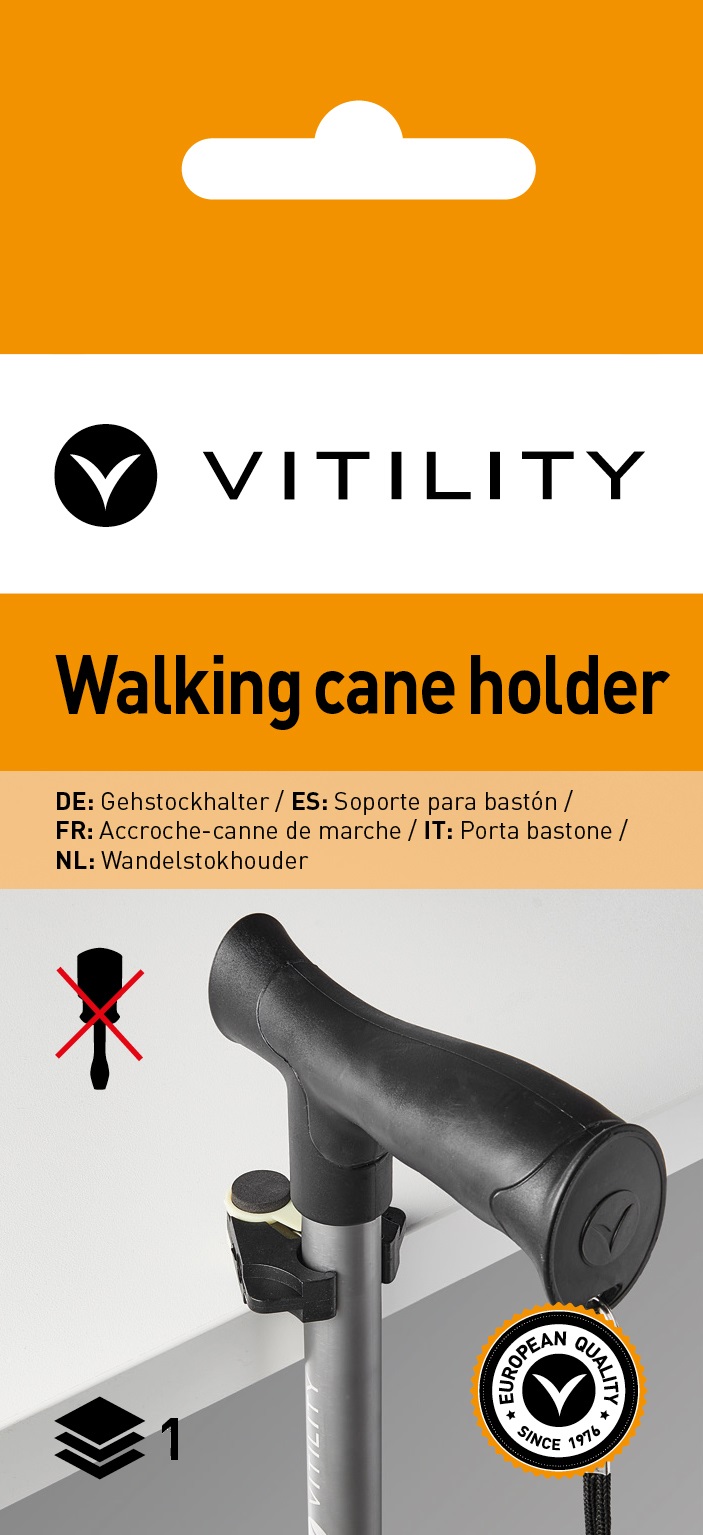 Vitility Wandelstokhouder