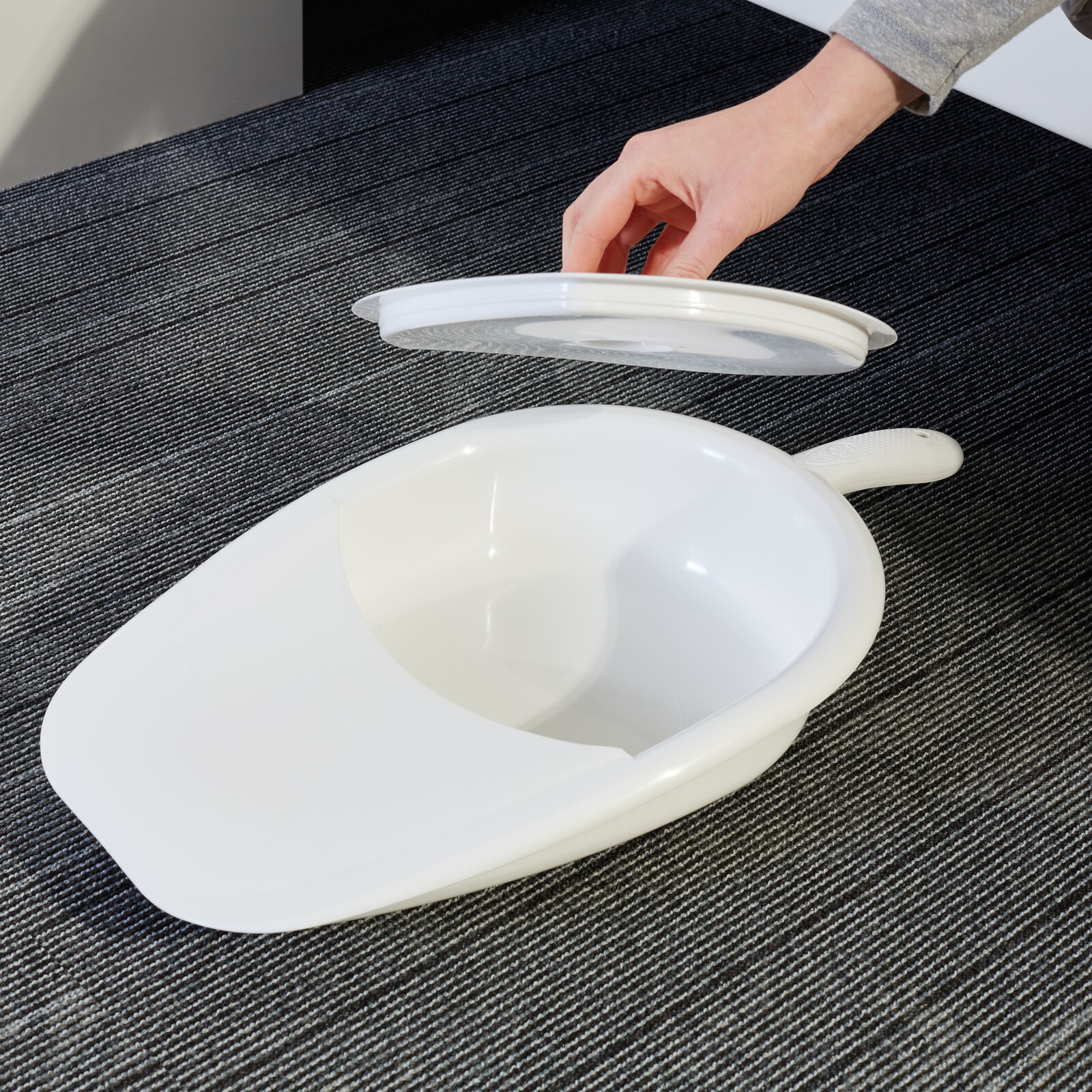 Vitility Bedpan met deksel - Afbeelding 3