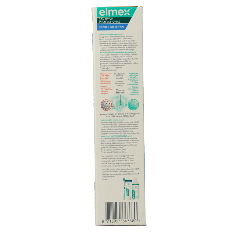 Elmex Tandpasta sensitive gentle white professional - Afbeelding 5
