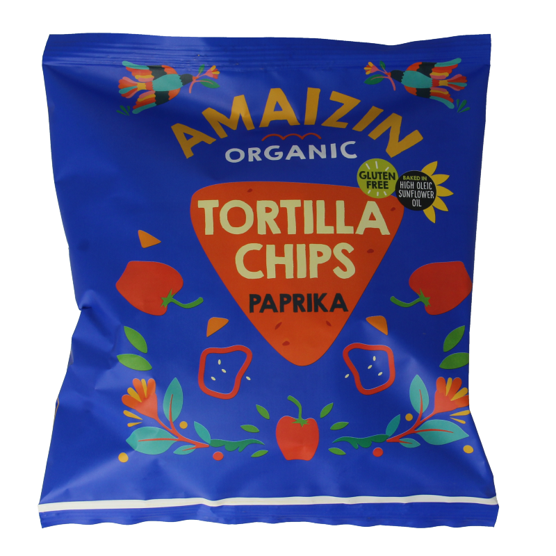 Amaizin Tortilla chips paprika bio