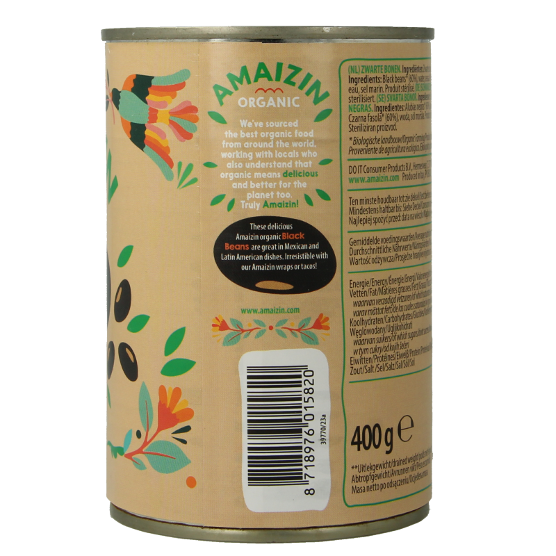 Amaizin Black beans bio - Afbeelding 3