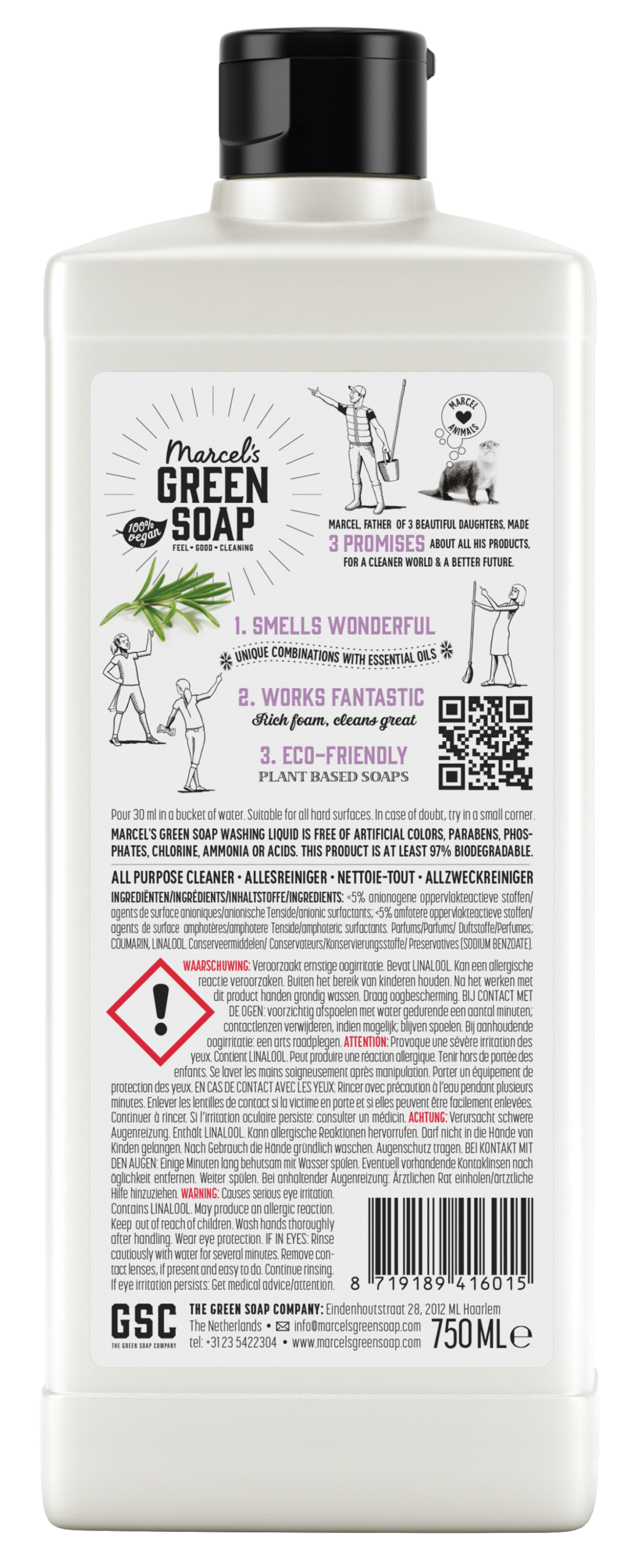 Marcel's Green Soap Allesreiniger lavendel & rozemarijn - Afbeelding 2