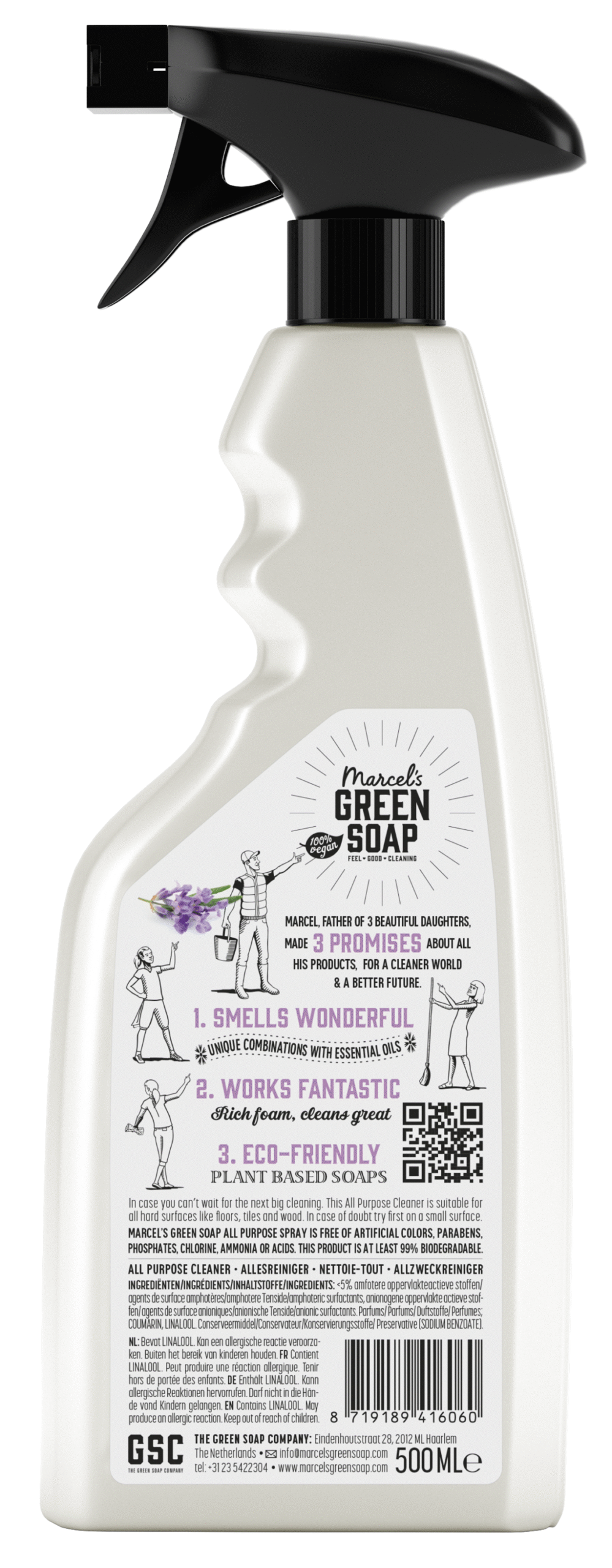Marcel's Green Soap Allesreiniger spray lavendel & rozemarijn - Afbeelding 2