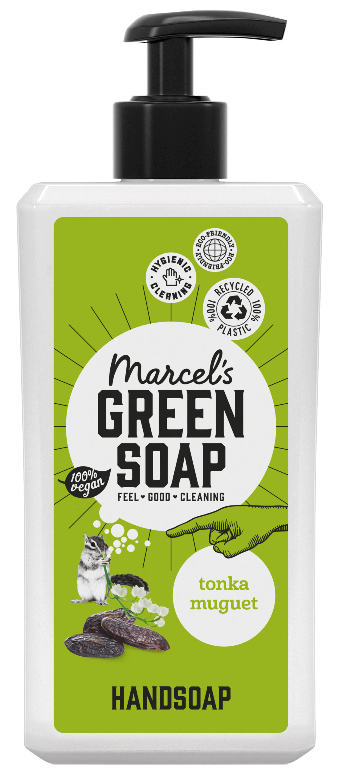 Marcel's Green Soap Handzeep tonka & muguet