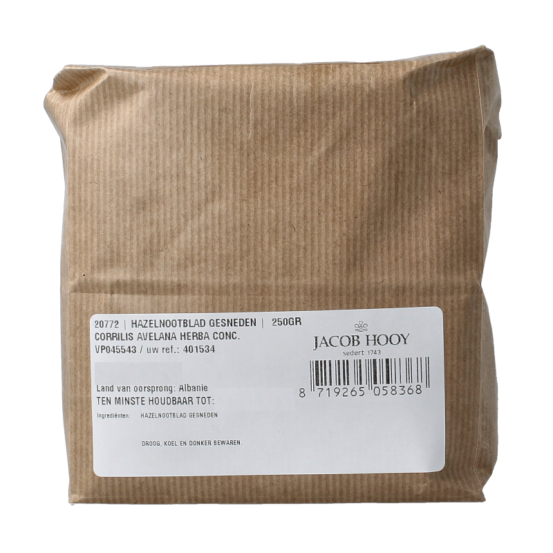 Jacob Hooy Hazelnootblad gesneden