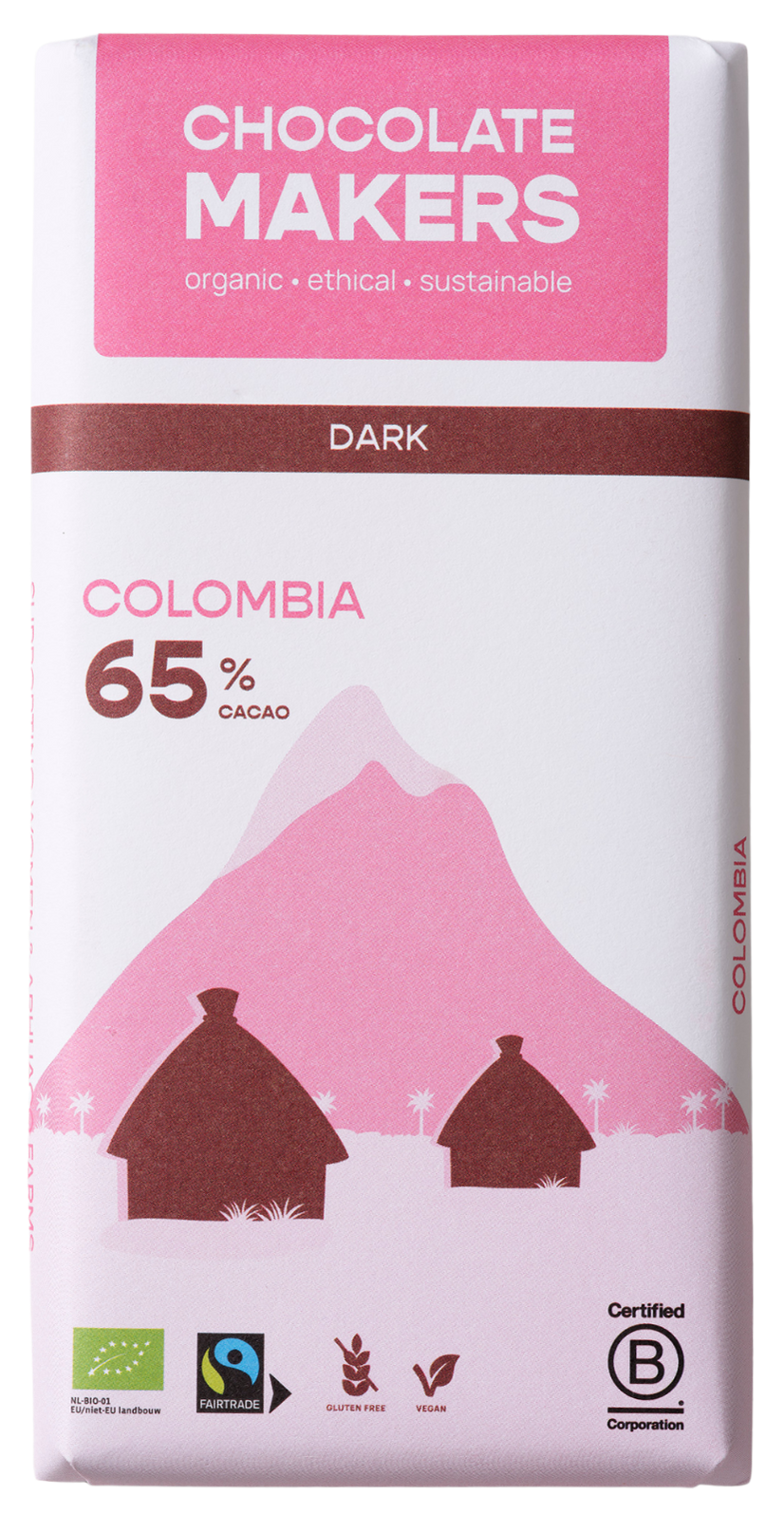 Chocolatemakers Pure love reep 65% puur fairtrade bio