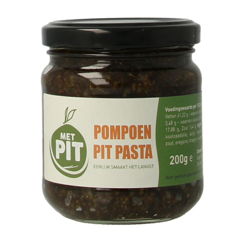 Met PIT Pompoenpit pasta