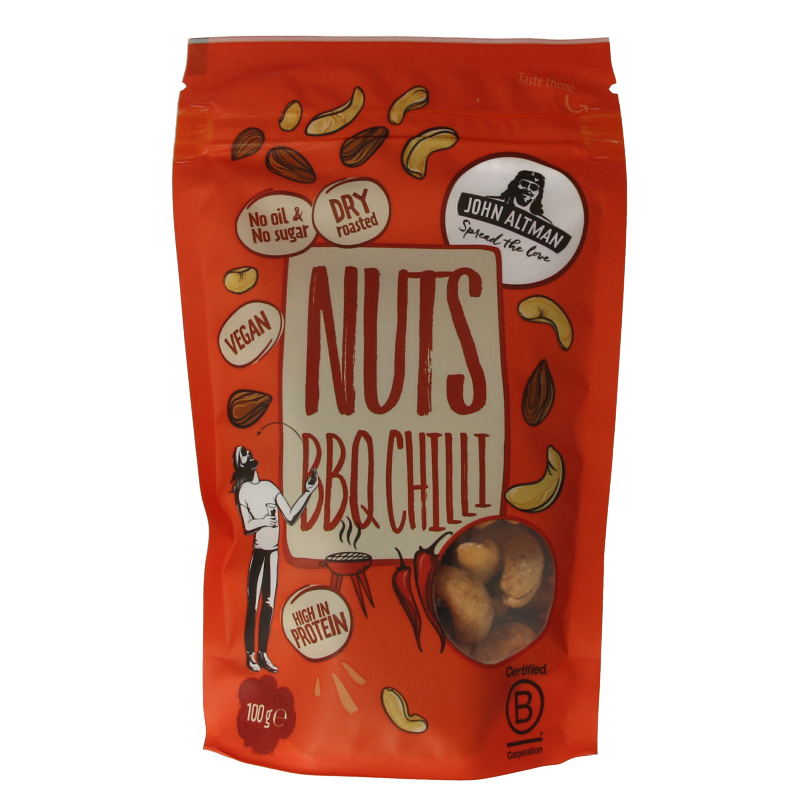 John Altman Dry roasted mixed nuts BBQ chilli