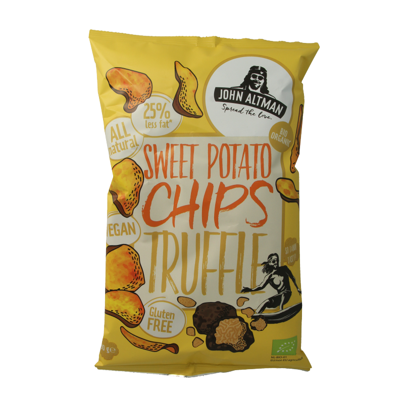 John Altman Zoete aardappel chips truffle bio