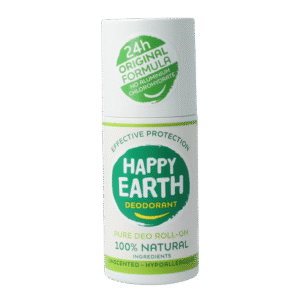 Happy Earth Pure deodorant roll-on unscented
