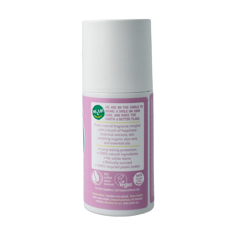 Happy Earth Pure deodorant roll-on lavender ylang - Afbeelding 3