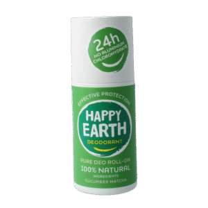 Happy Earth Pure deodorant roll-on cucumber matcha