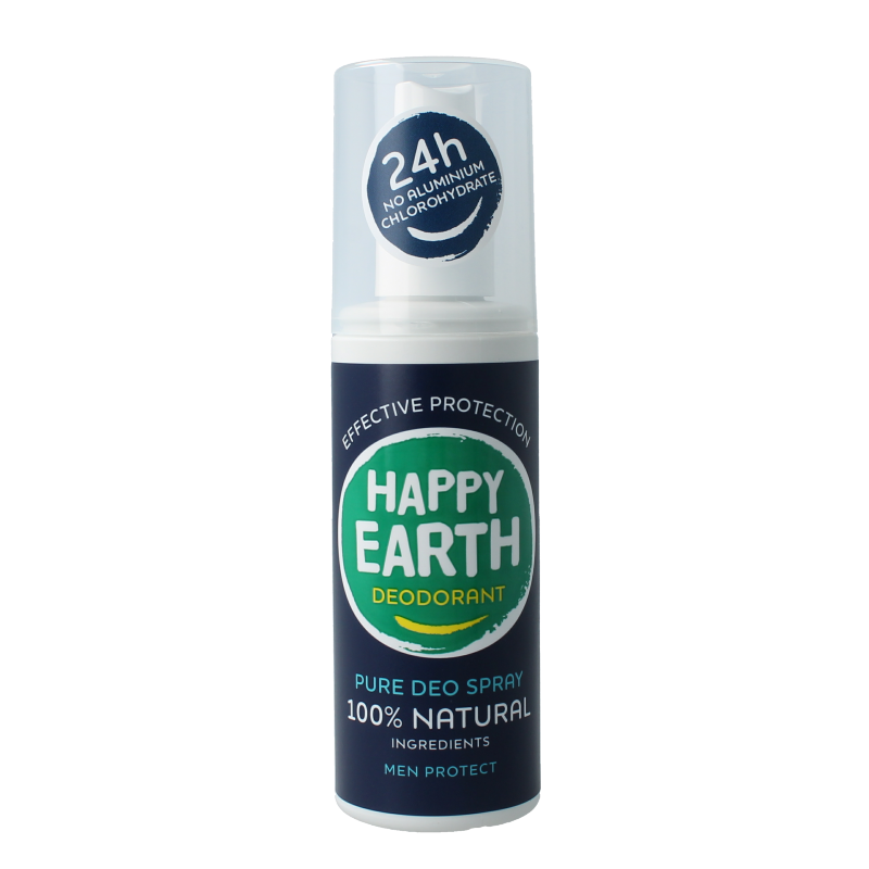Happy Earth Pure deodrant spray men protect