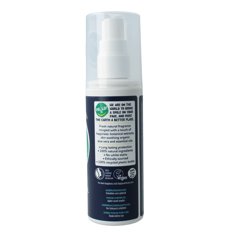 Happy Earth Pure deodrant spray men protect - Afbeelding 3