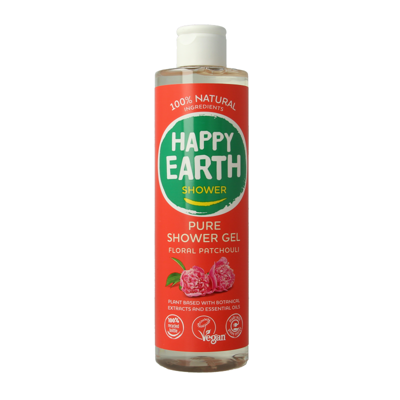 Happy Earth Pure showergel floral patchouli