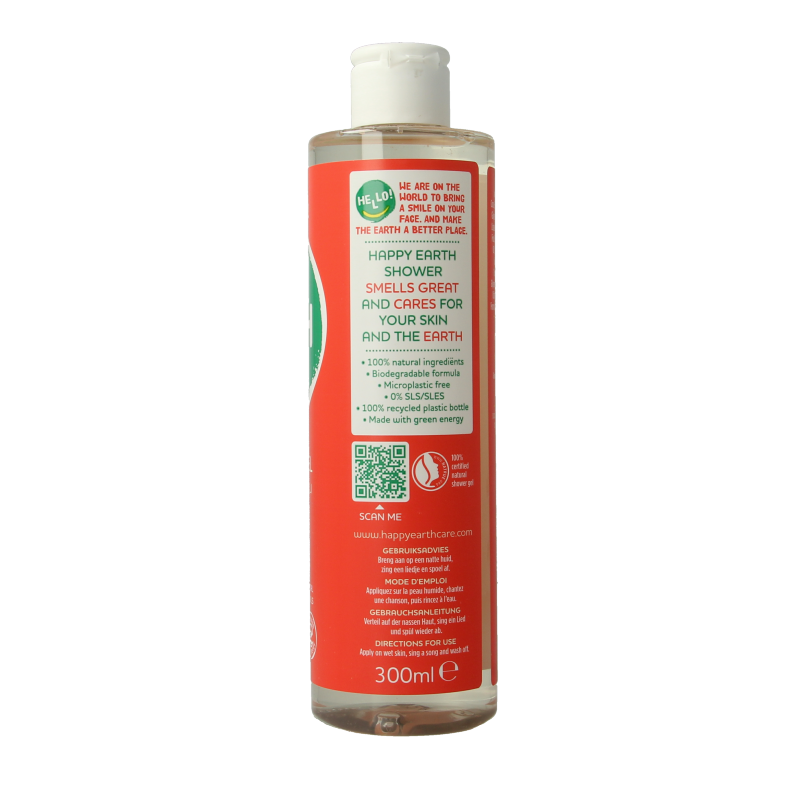 Happy Earth Pure showergel floral patchouli - Afbeelding 3