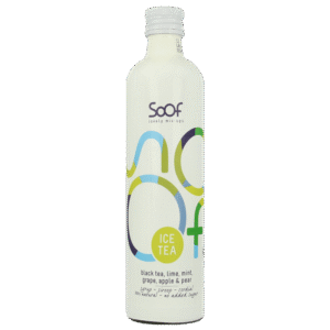 Soof Drinks Siroop zwarte thee limoen & munt