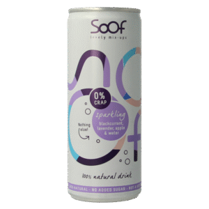 Soof Drinks Sparkling zwarte bes lavendel & appel