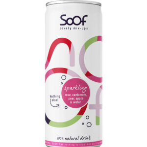 Soof Drinks Sparkling roos kardemom peer & appel