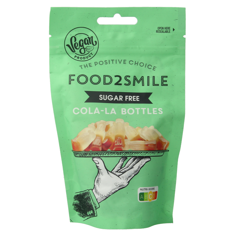 Food2Smile Cola-la bottles suikervrij lactosevrij