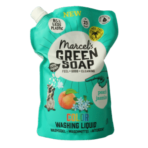 Marcel's Green Soap Wasmiddel kleur perzik & jasmijn