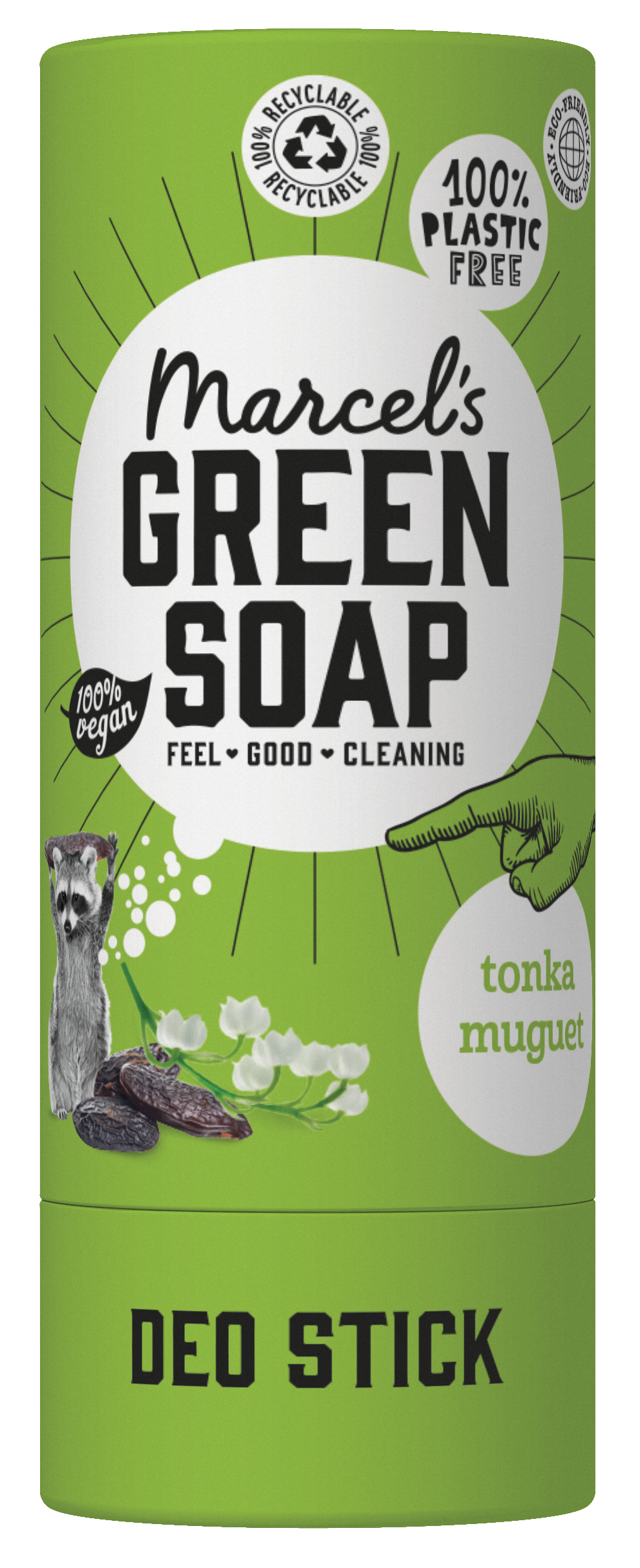 Marcel's Green Soap Deodorant stick tonka & muguet