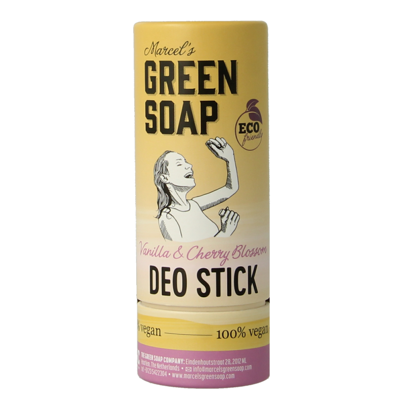 Marcel's Green Soap Deodorant stick vanilla & cherry blossom
