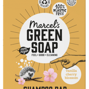 Marcel's Green Soap Shampoo bar vanille & kersenbloesem