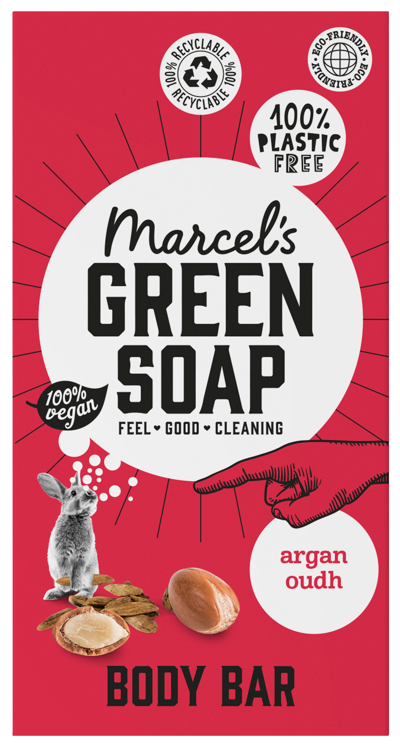 Marcel's Green Soap Shower bar argan & oudh